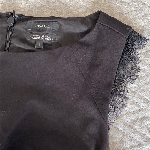 Tight midi black dress - Picture 3 of 4